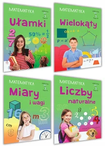 Mądry Uczeń MATEMATYKA Klasa 4-6 ZESTAW Książeczek Do Nauki Liczenia 9+ SBM