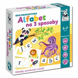 Gra edukacyjna Alfabet na 3 sposoby – Kapitan Nauka