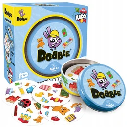 DOBBLE KIDS Gra Planszowa Familijna Na Spostrzegawczość 4+ Rebel