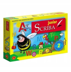 Scriba Junior Gra Słowna Dwa Warianty Dzieci Młodsze i Starsze 5+ Alexander