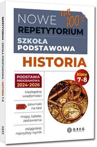 Nowe Repetytorium Szkoła Podstawowa HISTORIA kl. 7-8 2026 Greg