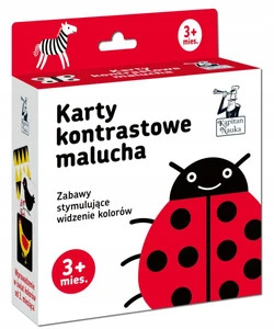 Karty kontrastowe malucha 10 szt. 13 × 13 cm – Kapitan Nauka