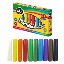 Plastelina Szkolna Nie Brudzi Do Zabawy i Nauki Modelowania 10kol. 3+ Astra