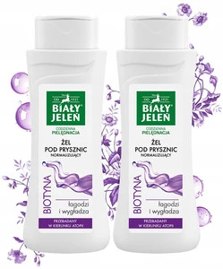 2x BIAŁY JELEŃ Żel Pod Prysznic BIOTYNA Ogranicza Złuszczanie 300ml