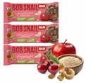BOB SNAIL Batonik JABŁKO WIŚNIA NERKOWCE QUINOA Bez Dodatku Cukru 35g x3