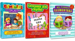 Pakiet 3 Książek Do Nauki Czytania Metoda Sylabowa Czytanie Ze Zrozumieniem
