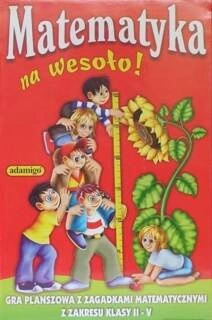 Gra Planszowa Matematyka Na Wesoło Klasa 2-5 Logiczna Dla Dzieci 3+ Adamigo