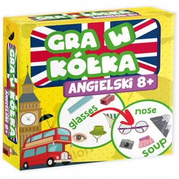 Gra Planszowa Gra w Kółka Angielski 8+ Kangur - Spostrzegawczość Nauka Języka