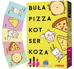 Buła, Pizza, Kot, Ser, Koza