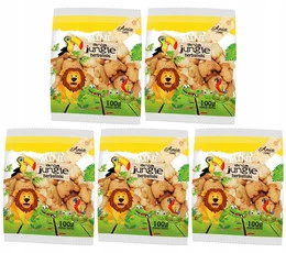 Herbatniki BIO Mini Zoo zwierzaki bez cukru - 5 x 100g, Bio Ania