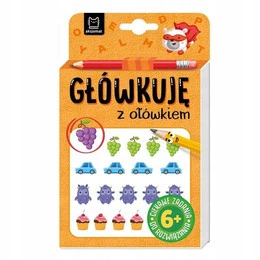 Główkuję z ołówkiem 6+ Książeczka pomarańczowa – Aksjomat