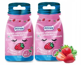 Drażetki odświeżające miętowo-truskawkowe 2x15g