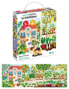 Puzzle ogrodowe edukacyjne CzuCzu - 40 elementów dla dzieci 3+