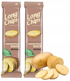 LONG CHIPS Chipsy Ziemniaczane 75g x2