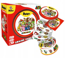 Dobble SUPER MARIO Gra Towarzyska Rodzinna 6+ Rebel