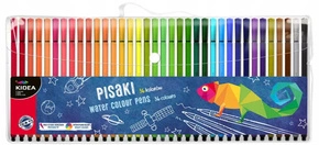 Pisaki Szkolne Flamastry Markery W Etui 36 Intensywne Kolory Kidea PI36KA