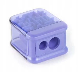 Temperówka Podwójna z Pojemnikiem LABIRYNT Łamigłówka PASTEL Kidea