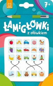 Łamigłówki z ołówkiem 7+. Książeczka turkusowa