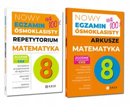 Egzamin Ósmoklasisty KOMPLET Repetytorium Arkusze MATEMAYKA Greg