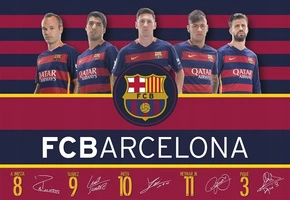 Podkładka Na Biurko FC BARCELONA Piłka Nożna Messi Barca Astra