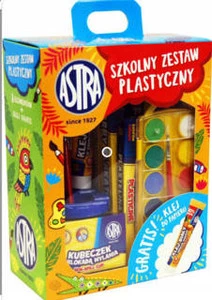 ASTRA ZESTAW SZKOLNY PLASTYCZNY WYPRAWKA  7 ELEMENT