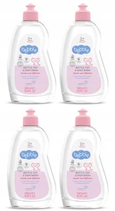 Płyn do mycia dziecięcych butelek, smoczków i zabawek Bebble - zestaw 4x500 ml