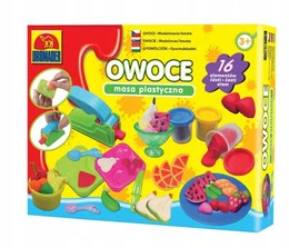 Masa Plastyczna Ciastolina OWOCE Narzędzia 3+ Dromader 7849