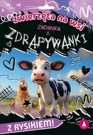 Zadanka i Zdrapywanki ZWIERZĘTA NA WSI z Rysikiem 4+ Skrzat