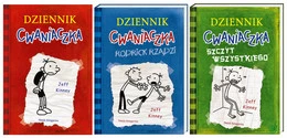 Pakiet DZIENNIK CWANIACZKA T. 1-3 Rodrick Jeff Kinney 6+ Nasza Księgarnia