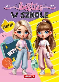 Kolorowanka z Naklejkami Besties w SZKOLE Martel