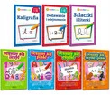 Pakiet Książek eduBEZtrudu SZLACZKI KALIGRAFIA MATEMATYKA CZYTANIE PISANIE