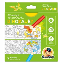 Dłuuugie Kolorowanki Dinozaury CzuCzu