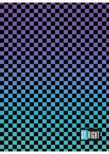 ZESZYT SZKOLNY A4 32 kartki w kraktę CHECKERED VIBE