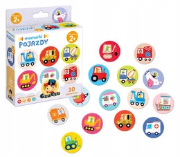 Memorki POJAZDY Gra Pamięciowa 2+ CzuCzu