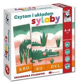 Układanka sylabowa Czytam i układam sylaby – Kapitan Nauka