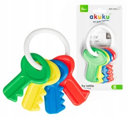AKUKU Grzechotka KLUCZE Dla Dzieci Niemowląt Lekka Poręczna 0M+ A0681