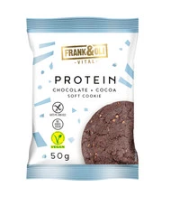 FRANK&OLI Ciastko Proteinowe CZEKOLADA KAKAO Wegan 50g