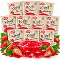 Kisiel Truskawkowy BEZ CUKRU Bezglutenowy CELIKO 40g x10