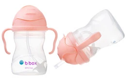 Kubek niekapek B.Box z obciążoną słomką 240 ml, 6m+