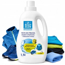Płyn do prania odzieży funkcyjnej i termoaktywnej Biały Jeleń 1,5L