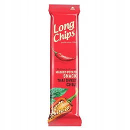LONG CHIPS Chipsy ziemniaczane o smaku słodkiej papryki chill
