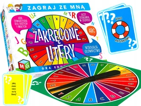 Gra Edukacyjna Zakręcone Litery Ćwiczy Pamięć 6+ Multigra