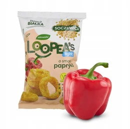 Chrupki Soczewicowe Papryka 70g Loopea's