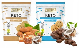 FRANK&OLI Keto Mini Ciasteczka SŁONY KARMEL KOKOS CZEKOLADA 90g x2