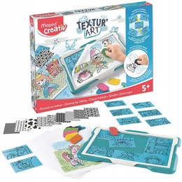 Tablica Kreatywna Odrysowywanie Konturów Textur'Art 5+ Maped 907038
