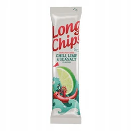 LONG CHIPS Chipsy Ziemniaczane o Smaku CHILLI LIMONKA MORKSA SÓL 75 g