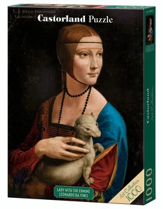 Puzzle 1000 el. Dama z gronostajem – Castorland
