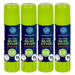 4x Astra Klej w sztyfcie Pen transparent 401120004 8 g