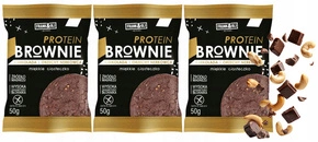 FRANK&OLI Ciastko Proteinowe Brownie ORZECHY NERKOWCA CZEKOLADA 50g x3