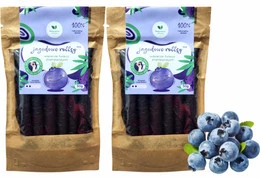 Rollsy jagodowe bez cukru zestaw 2x50g